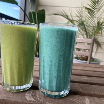 Blue and Green Milk