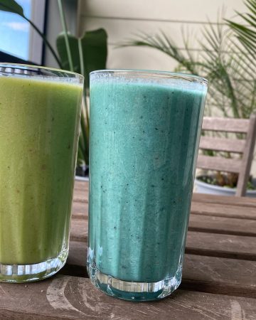Blue and Green Milk